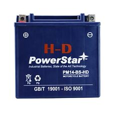 PowerStar H-D YTX14-BS Motorcycle Battery For BMW R1200GS 2014-2016 picture