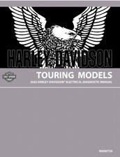 Harley-Davidson Touring Models Electrical Diagnostics Manual 2001-2022 Reprint picture