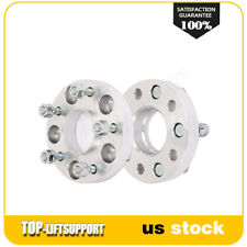 2x 1 Inch 5x4.75 Wheel Spacers Hubcentric 7/16