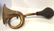 Brass Taxi Horn Car Vintage Look Rubber Bulb Horn Trumpet Loud Sound Bugle picture