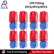 2/4/8pcs 6AN/8AN/10AN Straight Swivel Hose End Fitting Adaptor For CPE Hose picture