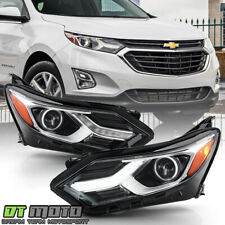 2018-2020 Chevy Equinox Factory Halogen LED DRL Headlights Headlamps Left+Right picture
