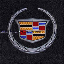 Lloyd Mats VELOURTEX FRONT FLOOR MATS 2007-2014 Escalade EXT Silver Crest Logo picture