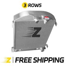 Radiator for Ford With Chevy V8 Engine Swap w/Cooler 1937-1938 Zeomoto Aluminum picture