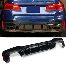 Rear Diffuser Lip Gloss Black Fits For 2017-23 BMW G30 M Sport 5 Series M5 Style picture