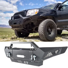Front Bumper w/ Stinger Hoop & Winch Plate for Toyota Tacoma 2005-2015 2nd Gen picture