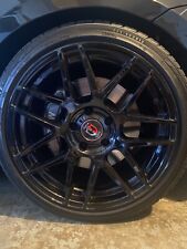 Set Of Four 18x8.5 Curva Concepts C300 Gloss black Wheel 5x110 Rims And Tires picture