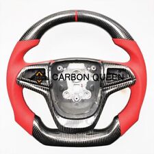 carbon fiber with  RED LEATHER steering wheel for CHEVY SS SV6VF2/Holden VF HSV picture