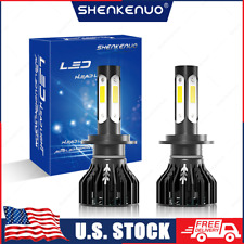 2X 4-SIDE Conversion Kit H7 LED Headlight High Low Beam Bulbs 6000K Xenon White picture