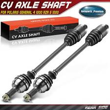 2x New Rear Left & Right CV Axle for Polaris General 4 1000 RZR S 1000 RZR S 900 picture