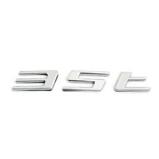 Chrome Letter 20T 25T 35T Car Sticker Auto Rear Decal Emblem Jaguar F-PACE F08 picture