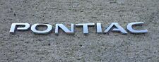 Pontiac emblem letters badge trunk GT G6 G8 V6 Grand Prix Solstice OEM Stock picture