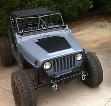 Hood Blackout Decal Black Out w/ install kit Fits: Jeep Wrangler TJ LJ 97-06 picture