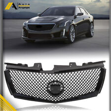 Front Bumper Upper Grille Mesh For 2008 2009-2013 Cadillac CTS Gloss Black Grill picture