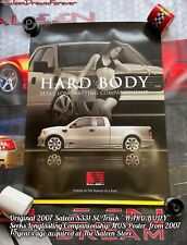 SALEEN S331 SC TRUCK HARD BODY BRUNETTE MODEL POSTER FRM 07 NOS FORD MUSTANG picture
