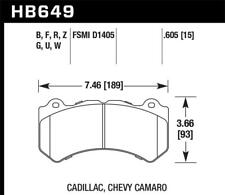Hawk Front Disc Pads and Brake Shoes for 2018 Chevrolet Camaro picture