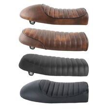 Motorcycle Cafe Racer Seat Flat & Hump Saddle Fit For Honda CB Suzuki GS Yamaha picture
