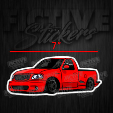 Ford Lightning Cartoon Truck Sticker 7