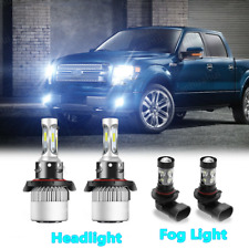 Faros LED HI / LO Beams + luces antiniebla Combo para For 2004-2014 Ford F-150 picture