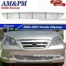 Fits 2005-2007 Honda Odyssey Billet Grille Bumper Grill Insert Chrome 2006 picture