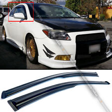 For 04-10 Scion tC 1st Gen Mugen Style 3D Wavy Pair Window Visor Tinted picture