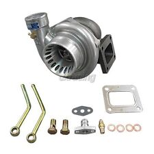CXRacing GT35 T4 Turbo Charger Anti-Surge 500+ HP + Oil Fitting Fast Spool picture