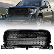 Front Denali Style Gloss Black Grille Grill For 2019 2020 2021 GMC Sierra 1500 picture