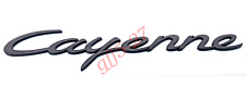 Porsche Cayenne 958 E2 Rear Badge Script Matt Black - Genuine Porsche picture