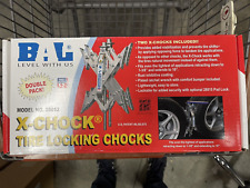 BAL 28012 X-Chock Tire Locking Chock 2 Pack Scissor Type Wheel Chock picture