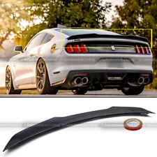 Fits 15-20 Ford Mustang S550 H Style Gloss Black Painted Rear Trunk Spoiler Wing picture
