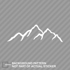 Mountains Silhouette Sticker Decal Vinyl hiking outdoors skiing snowboard picture