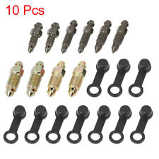 10Pcs M6X1 M7X1 M8X1.25 M10x1 M10x1.25 Bleeder Screw with Cap for Motorcycle picture