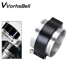 3.5'' Aluminum Quick Release HD Clamp V-Band w/ Flange for Air Intake Turbo Pipe picture