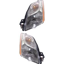 Headlight w/ Chrome Int. LH and RH For 2010-2012 Nissan Sentra Base/S/SL Models picture