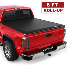 6FT Roll Up Truck Bed Tonneau Cover For 1982-93 Chevy S10 GMC S15 1991-93 Sonoma picture