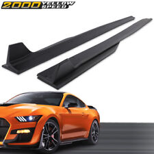Side Skirt Extension Splitter W/ Winglet Fit For 2015-2022 Ford Mustang New picture