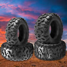 Set 4 ATV UTV Tires 25x10-12 25x11-12 6Ply 25x10x12 25x11x12 Heavy Duty Tubeless picture