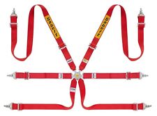 Sabelt Safety Harness 2 Inch Red 6 Point- Steel adjuster 2027 Expiration 35% off picture