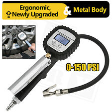 Digital Tire Inflator with Pressure Gauge 150 PSI Air Chuck for Truck/Car/Bike picture