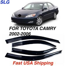 Window Vent Visors for 02-06 Toyota Camry Rain Guard Shade & Wind Deflecto picture