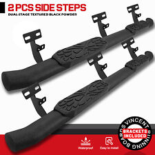 FOR 2009-2018 Dodge Ram 1500 Crew Cab Side Step Curved Running Board Nerf Bar picture