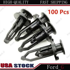 100 Pcs Push Type Retainers Bumper Retainer Clips  Hole for Toyota Lexus 9mm picture