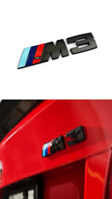 BMW M3 Black Emblem Rear Trunk 3 Series E92 E90 E93 F80 Badge picture