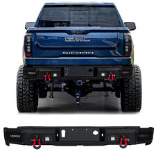Vijay For 2020-2023 Chevy Silverado 2500 3500 Steel Rear Bumper With LED Light picture