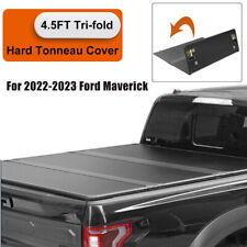 4.5ft Hard Bed Tri-fold Tonneau Cover for Ford Maverick 2022-2023 Truck Bed USA picture