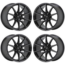 EXCHANGE 19x10.5 19x11 Mustang GT350 Black Chrome wheels Factory OEM 10053 10054 picture