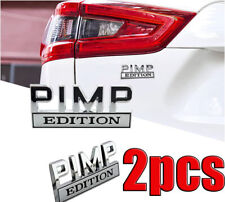 2Pcs PIMP EDITION Emblem Decal Badges Stickers Fits For Universal Car Truck US picture
