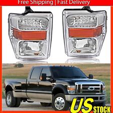 For 2008-10 Ford F250 F350 F450 F550 SuperDuty Headlights Left+Right Assembly V picture
