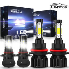 For Ford Excursion 2000-2004 Combo 9007 H10 Led Headlight Hi-Lo Bulbs Fog Light picture