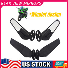 Winglet Stealth Rear View Wind Wing Side Mirrors for Honda 2006 2007 CBR1000RR picture